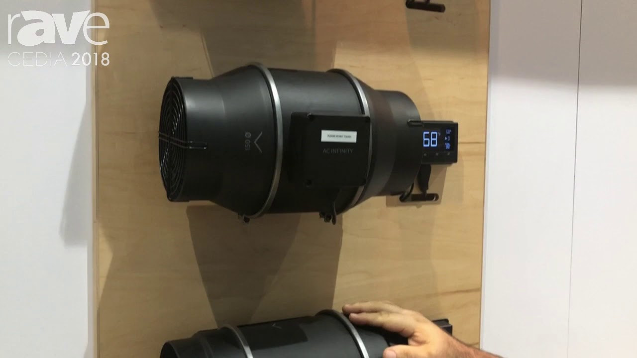 Cedia 2018 Ac Infinity Shows Cloud Line Of Inline Duct Fans pertaining to proportions 1280 X 720