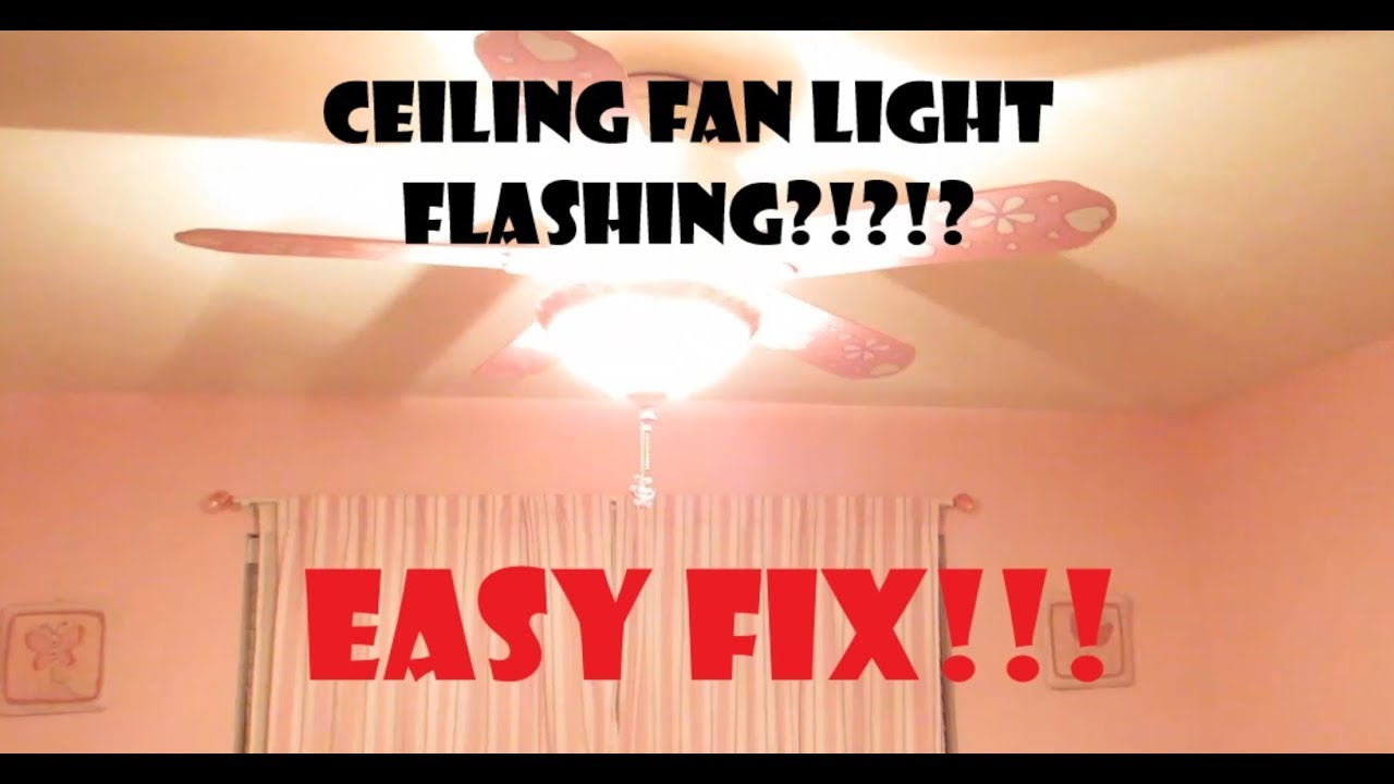 Ceiling Fan Flickering Easy Fix inside measurements 1280 X 720