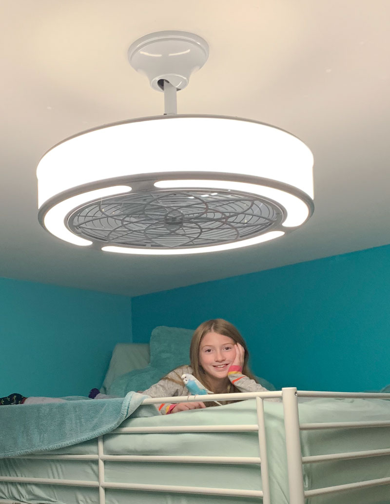 Ceiling Fan For Above Bunk Beds Chica And Jo in measurements 800 X 1033