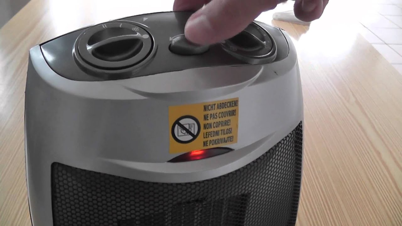 Ceramic Fan Heater With Adjustable Thermostat Unboxing First Check inside dimensions 1280 X 720