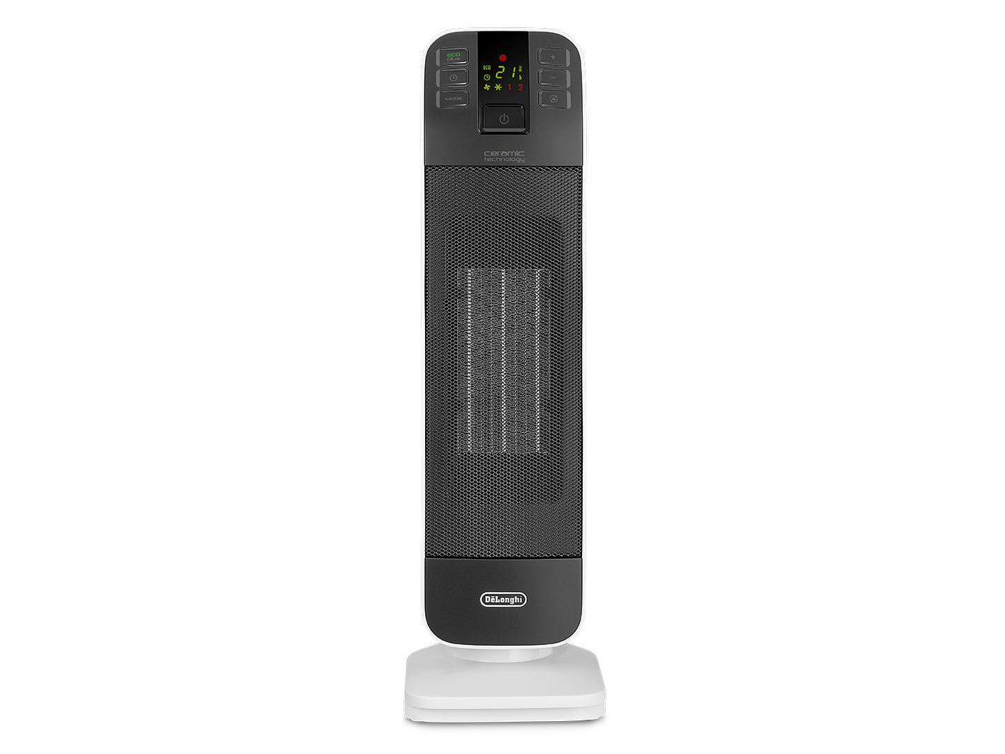 Ceramic Tower Heater Gray Hfx65v15ca Delonghi Ca intended for measurements 1440 X 1080