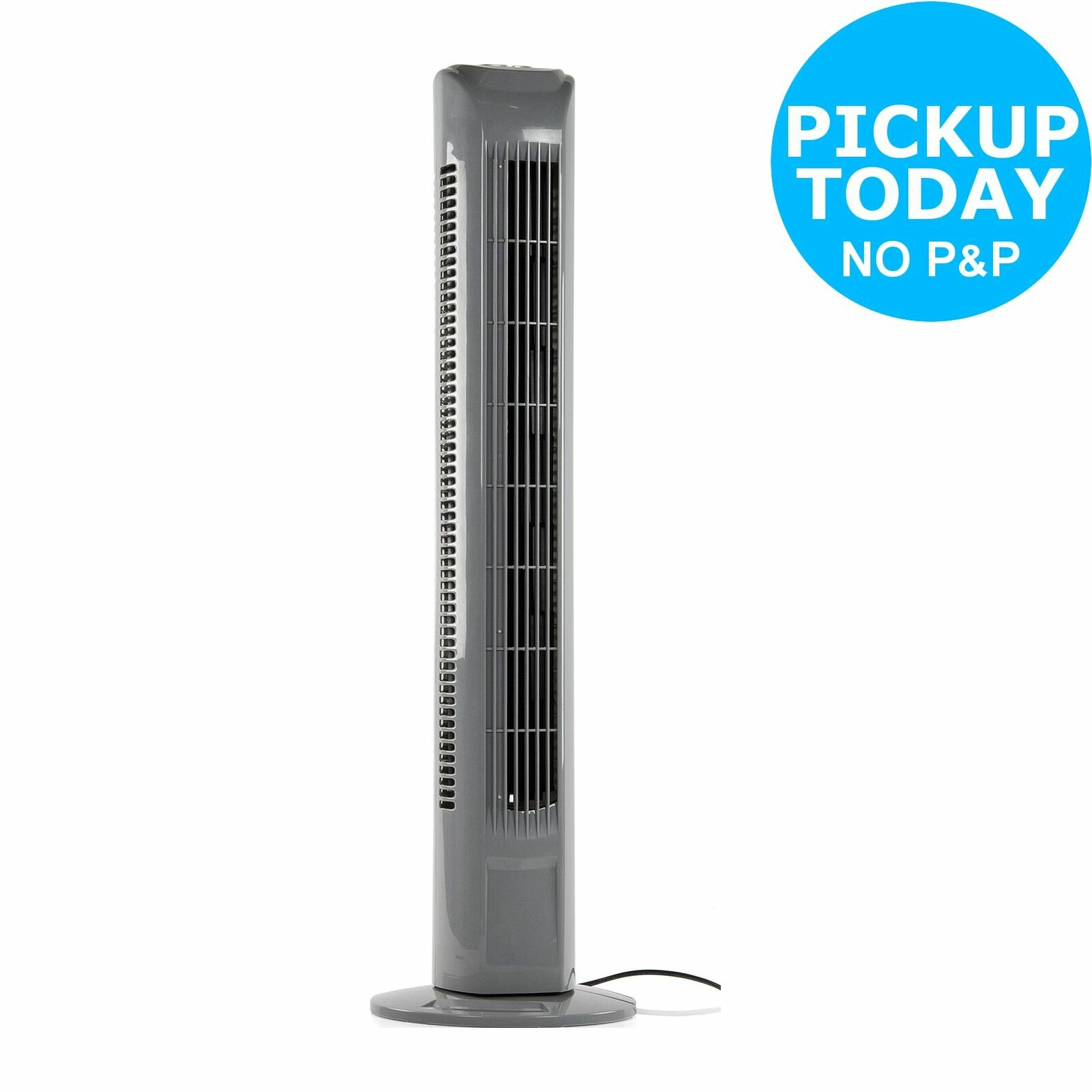 Challenge 2906102 Oscillating Tower Fan With Remote Control Grey intended for size 1600 X 1600