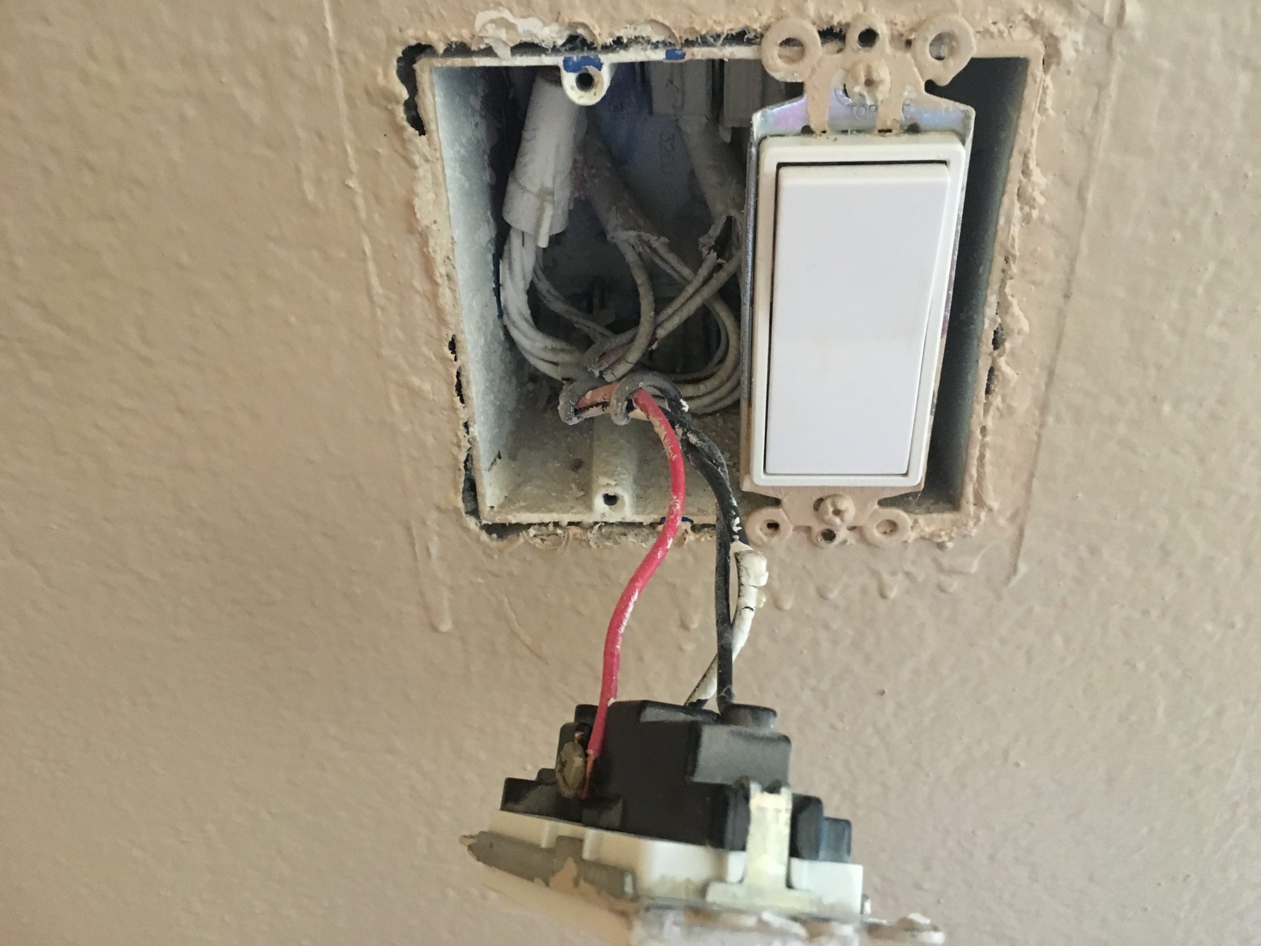 Changing 3 Way Ceiling Fanlight Switch To Separate Fan pertaining to proportions 4032 X 3024