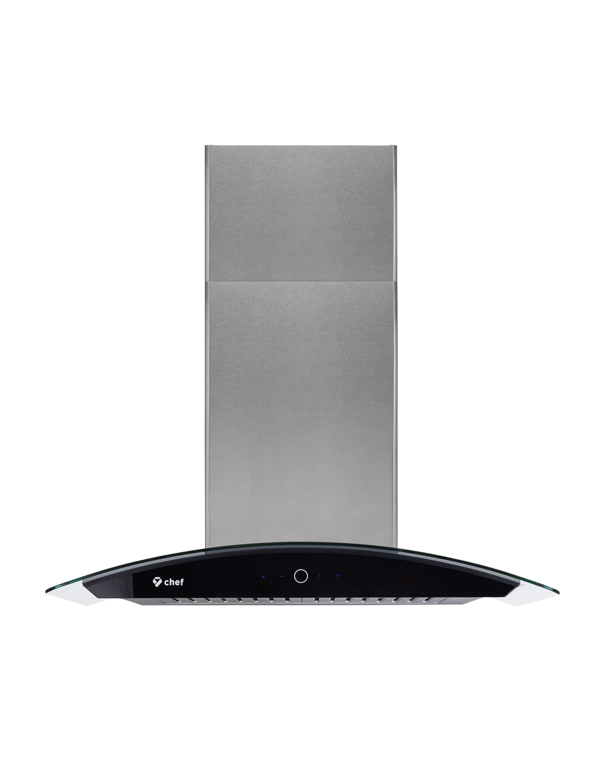 Chefs Wm 639 36 Wall Mount Range Hood Contemporary Stainless Steel And Tempered Glass Stove Ventilation 3 Speed 900 Cfm Touch Control Baffle pertaining to sizing 3374 X 4218