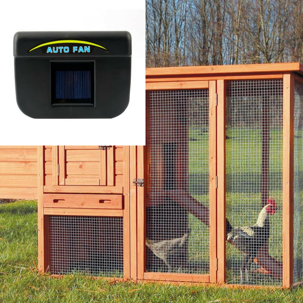 Chicken Coop Solar Powered Air Fan Chicken Coop Solar for size 1000 X 1000