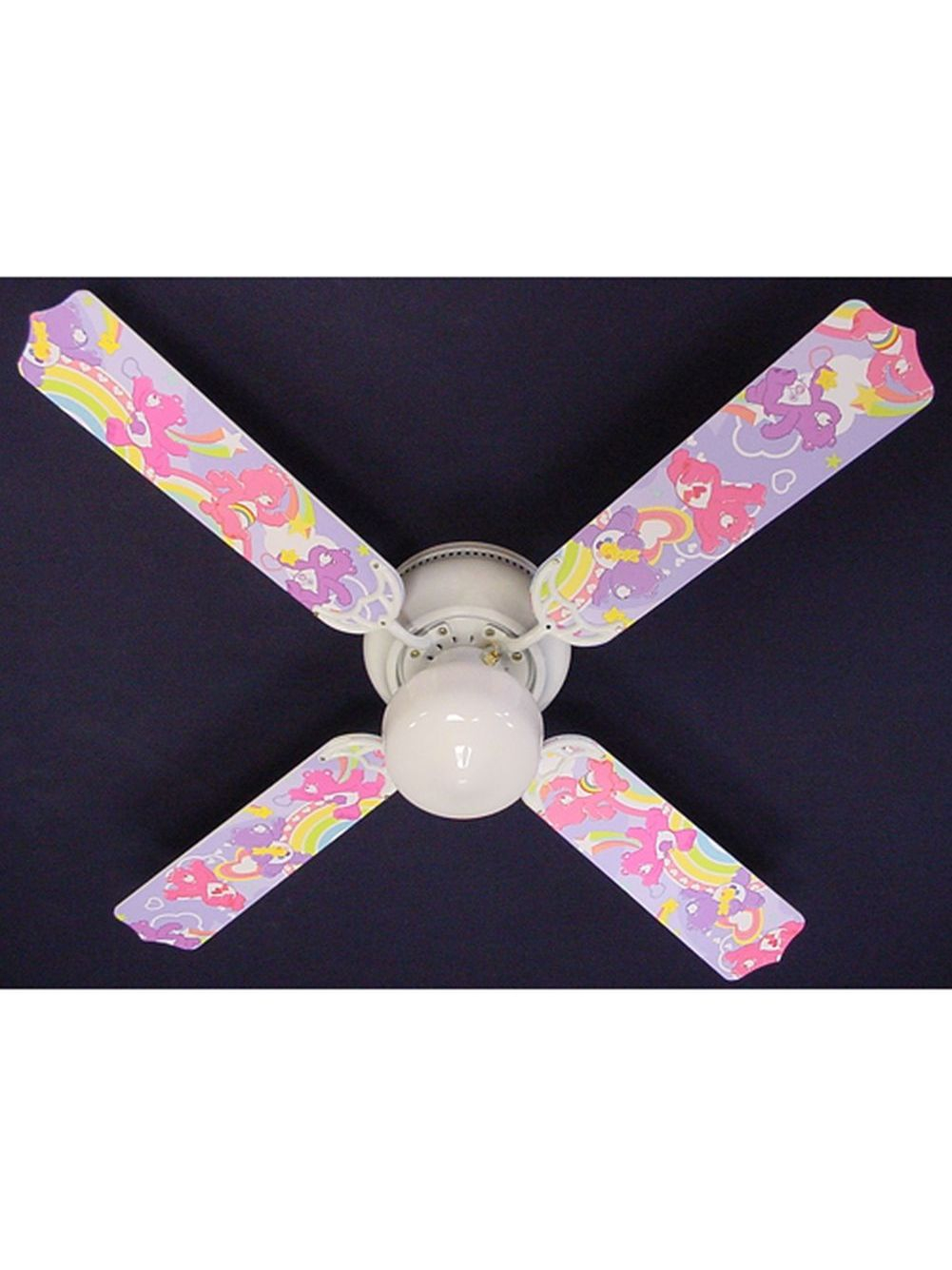 Childrens Care Bears 42in Ceiling Fan Light Kit within size 1001 X 1335