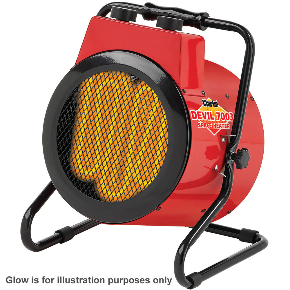 Clarke Devil 7003 3kw Industrial Electric Fan Heater 230v with regard to proportions 1000 X 1000