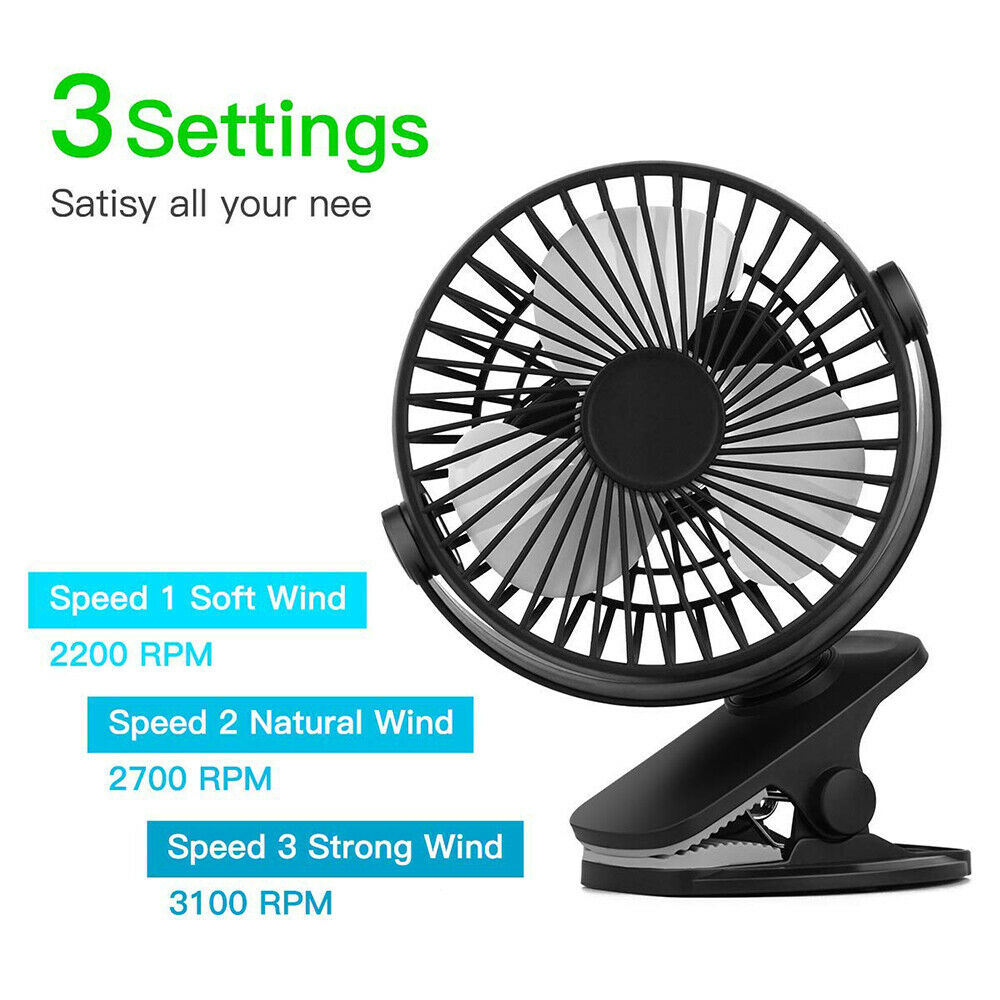 Clip On Mini Electric Cooling Fan With Usb Portable Oscillating Small Table Desk within dimensions 1000 X 1000
