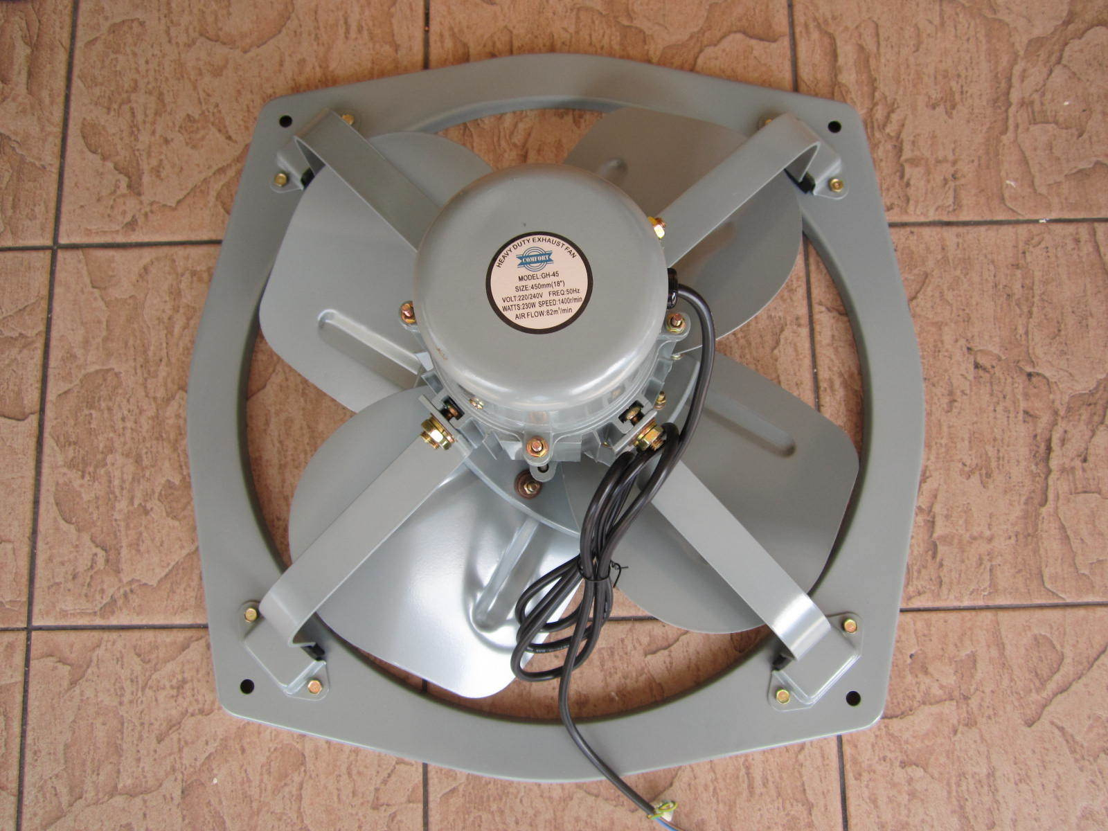 Comfort 18 450mm Heavy Duty Industrial Exhaust Fan pertaining to sizing 1600 X 1200