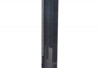 Comfort Zone 30 In 3 Speed Oscillating Black Tower Fan With Remote Control with measurements 2500 X 2500