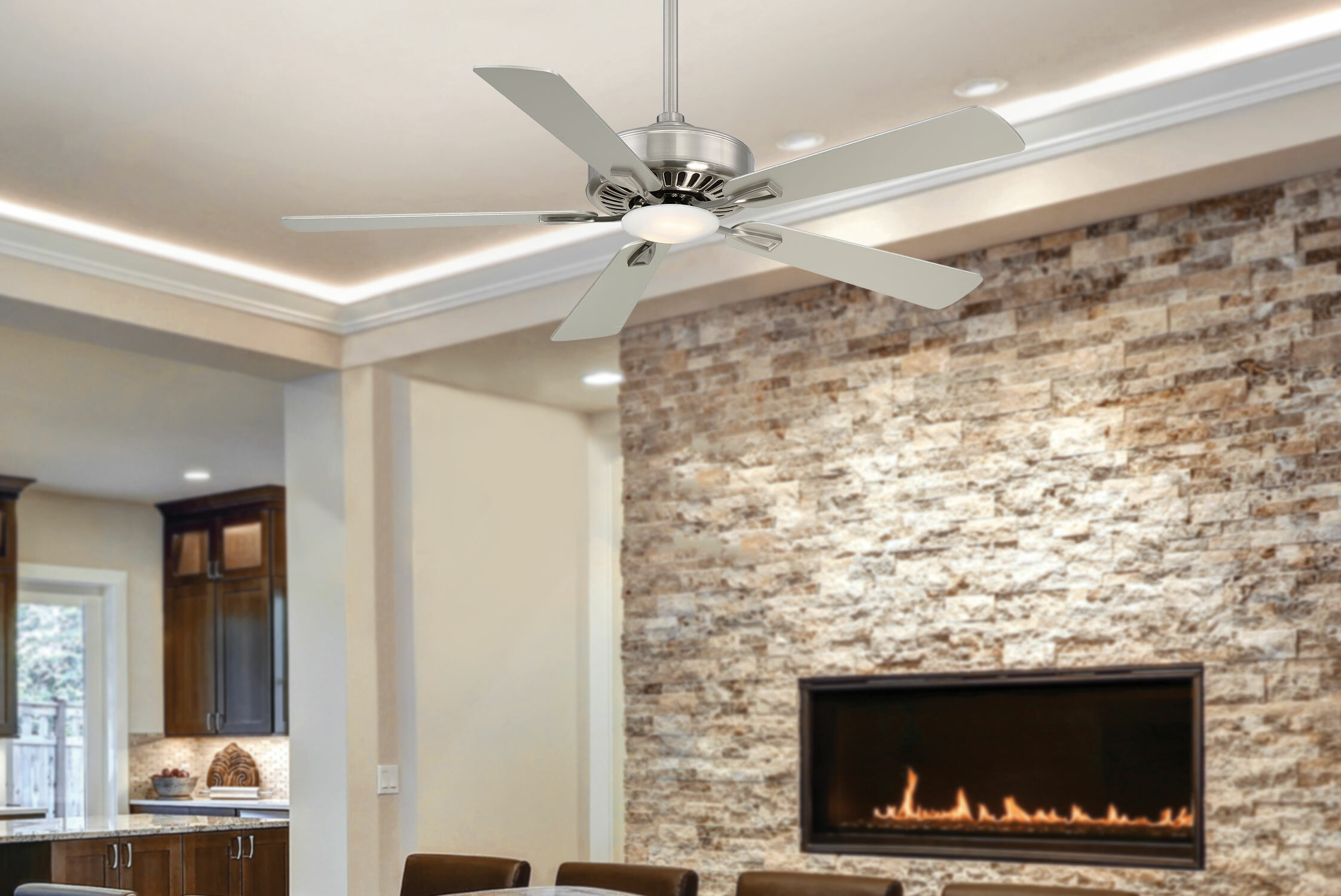 Contractor Bowl 5 Blade Ceiling Fan With Remote within dimensions 2243 X 1499