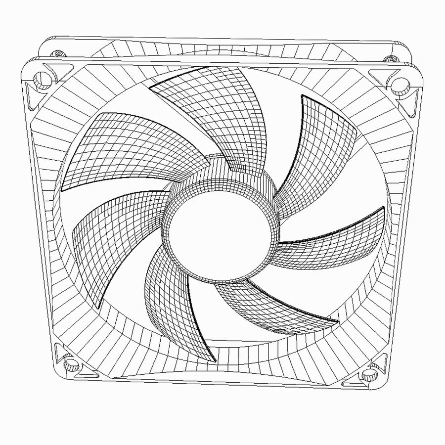 Cooling Fan 3d Model 15 Unknown Max Obj Ige Fbx 3ds within dimensions 900 X 900