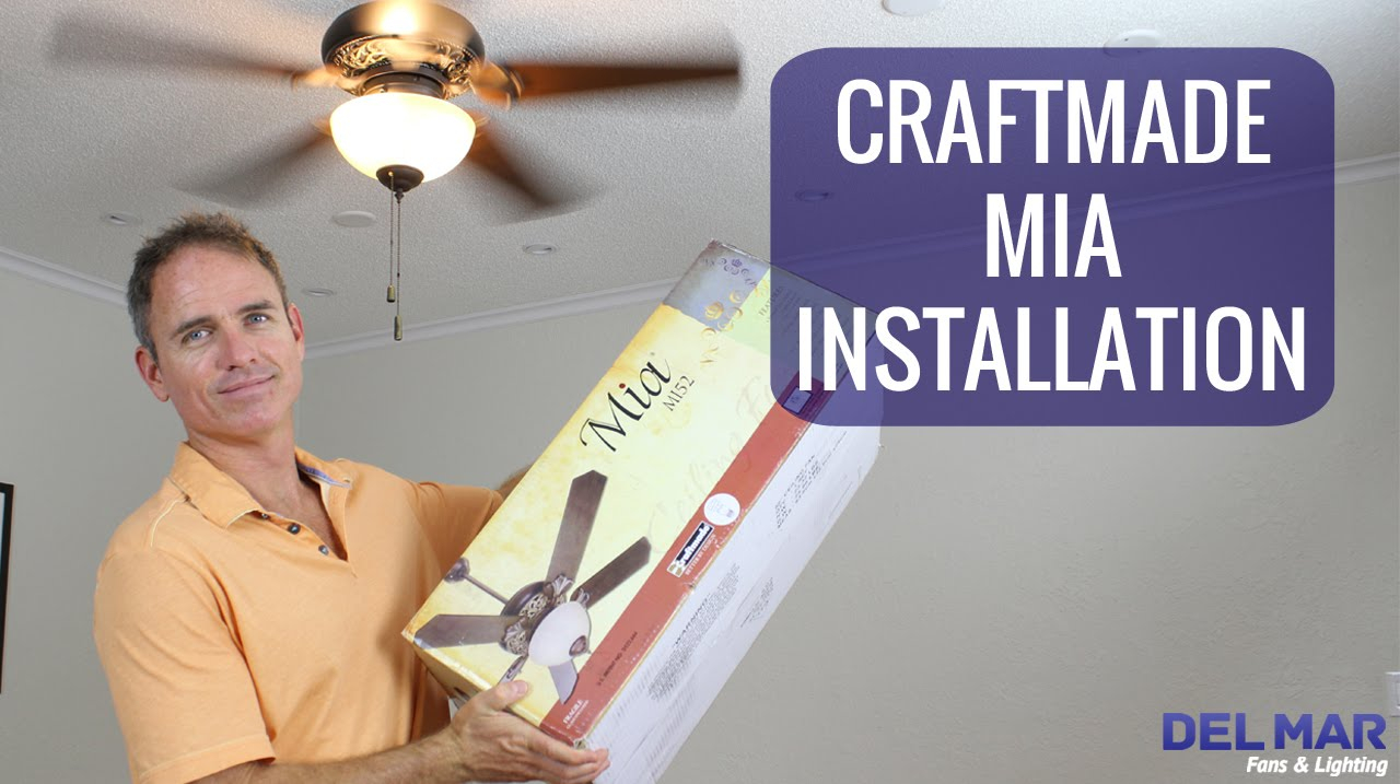 Craftmade Mia Ceiling Fan Installation with size 1280 X 717