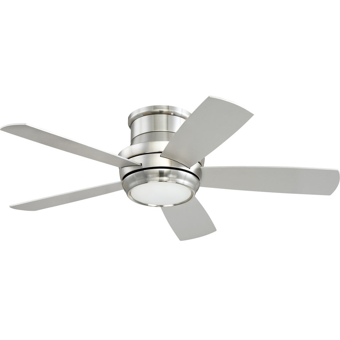 Craftmade Tmph445 Tempo Hugger 44 5 Blade Ceiling Fan Blades Remote And Light Kit Included throughout proportions 1084 X 1084