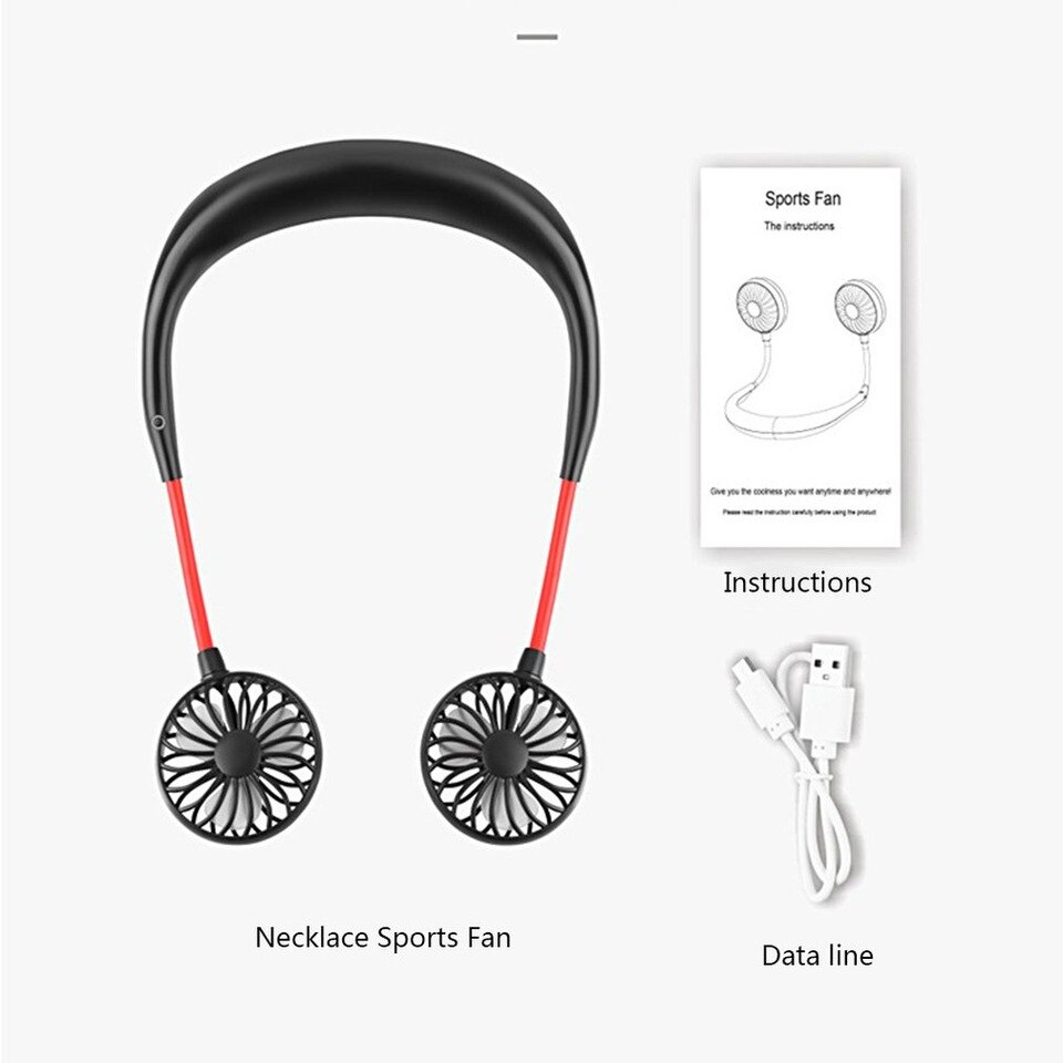 Creative Hanging Neck Fan Portable Lazy Charging Small Fan for proportions 960 X 960