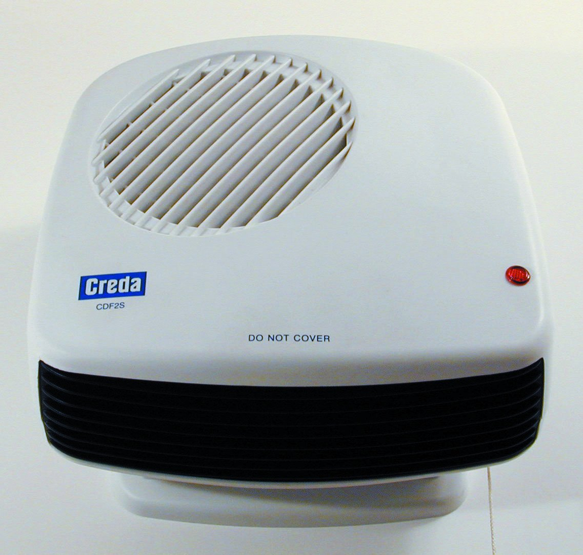 Creda Cdf1 1kw Compact Bathroom Downflow Fan Heater in proportions 1137 X 1084