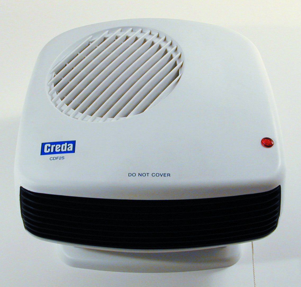 Creda Cdf1 1kw Compact Bathroom Downflow Fan Heater inside proportions 1137 X 1084