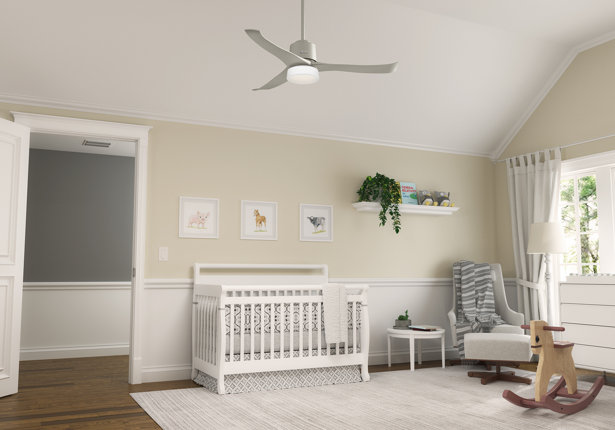 Crib Rocking Chair Ceiling Fan Getting Your Bas Room intended for sizing 2000 X 1399