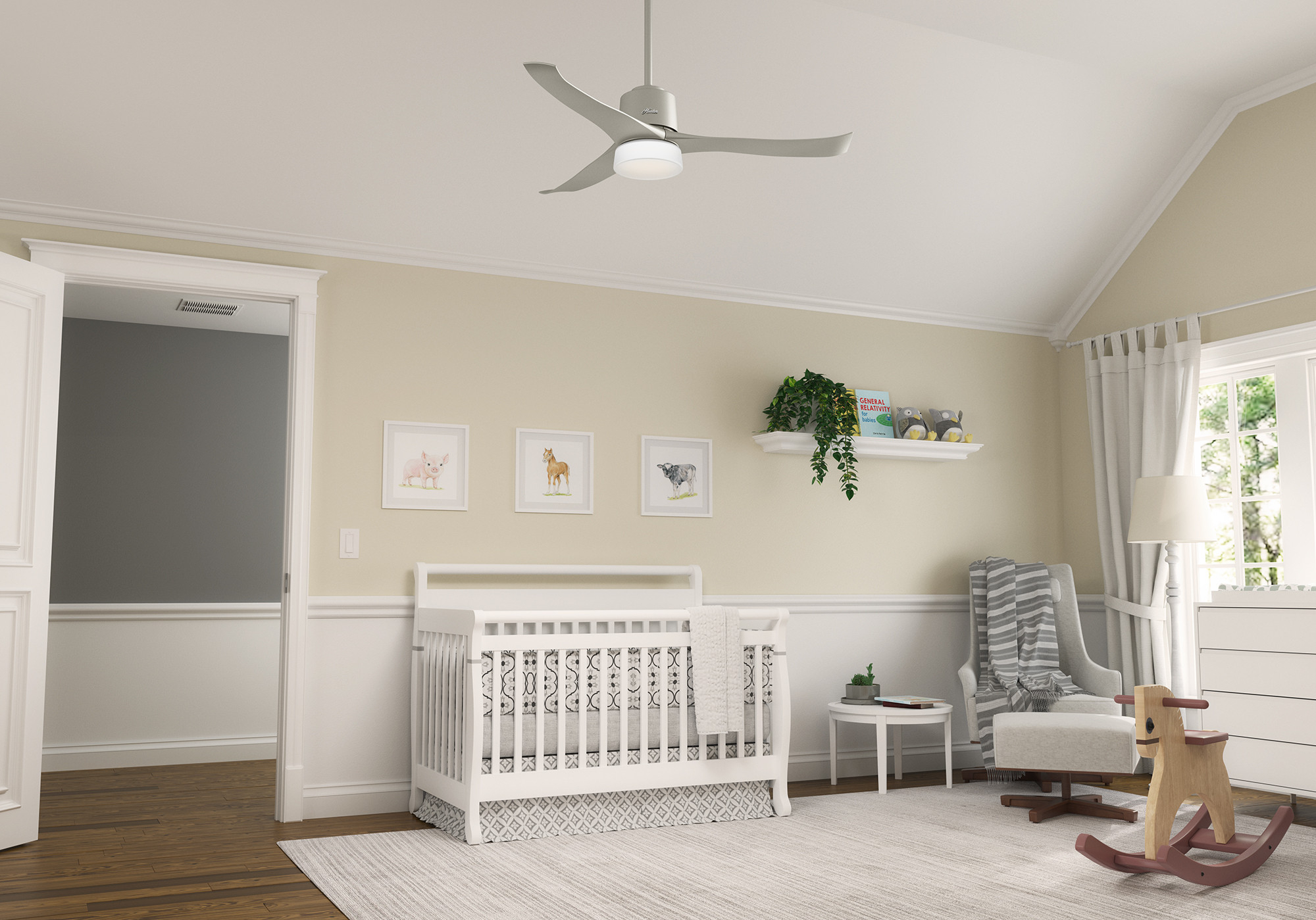 Crib Rocking Chair Ceiling Fan Getting Your Bas Room within measurements 2000 X 1399