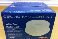 Csf60o Arlec Ceiling Fan White Oyster Light Kit inside dimensions 1600 X 1195
