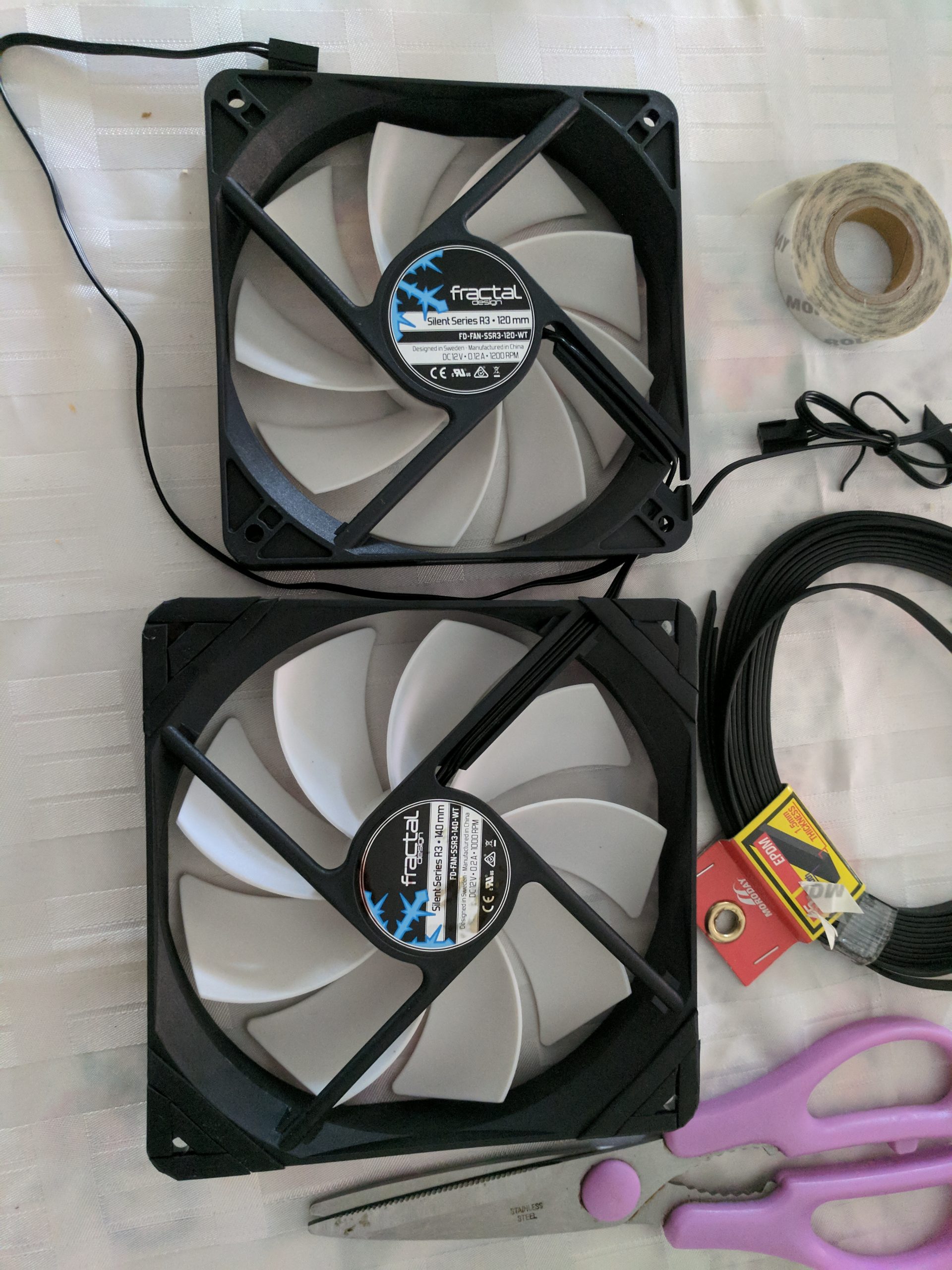 Custom Anti Vibration Pad On Fans Air Cooling Linus Tech with regard to size 3036 X 4048