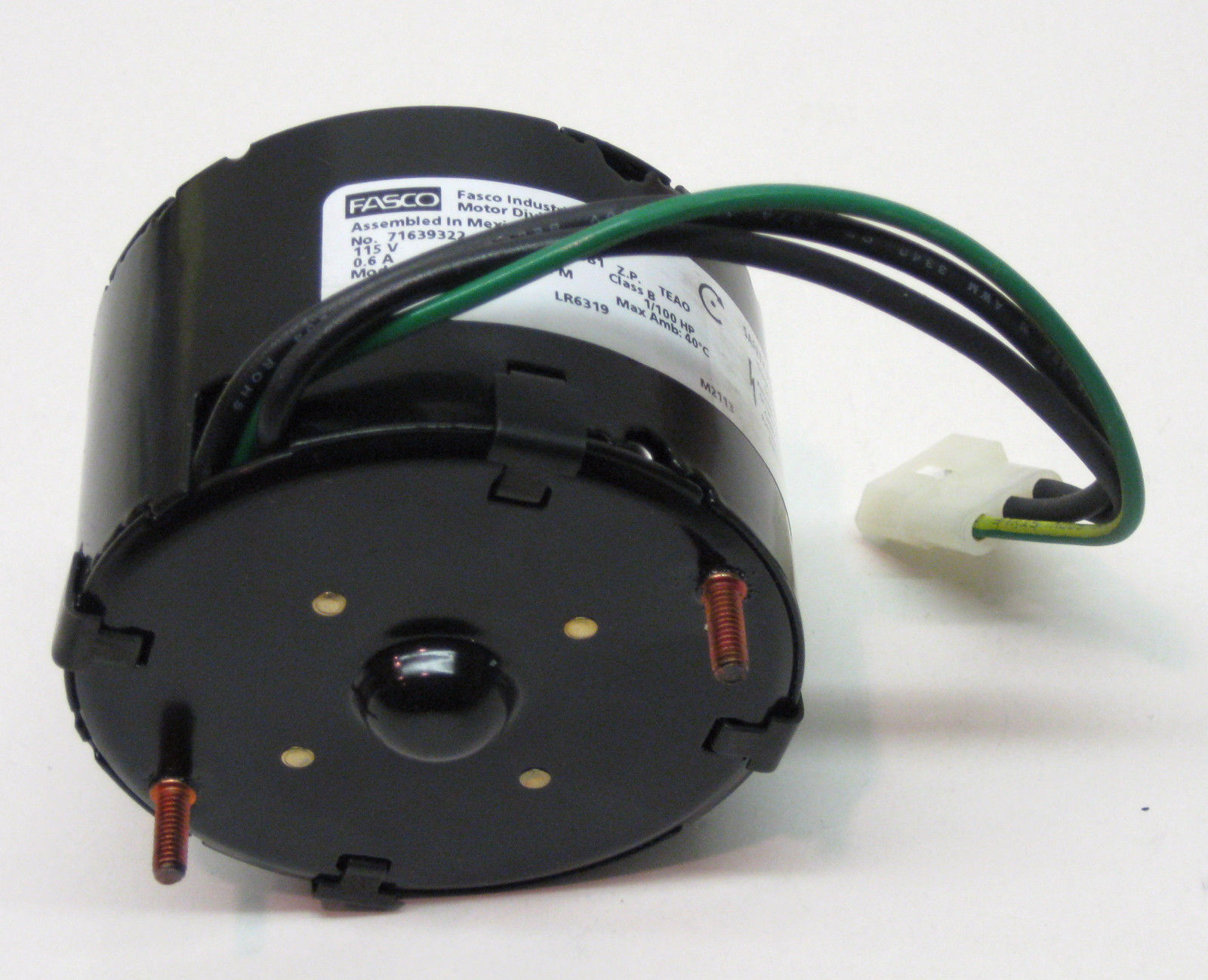 D1160 Fasco Bathroom Fan Vent Motor For 7163 2593 655 661 663 655n 668 763 768 intended for measurements 1600 X 1298