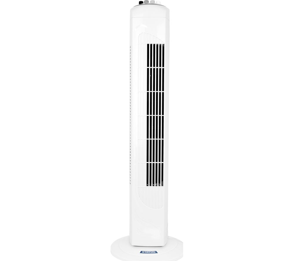 D29towerfan1pkb 29 Tower Fan White with dimensions 1000 X 887