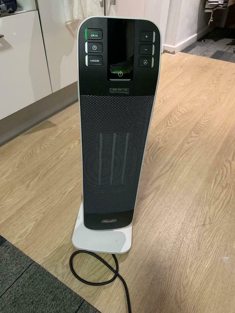 Delonghi 2kw Ceramic Tower Fan Heater Electric Heater Fan Heater With Remote Control In Cambridge Cambridgeshire Gumtree within measurements 768 X 1024