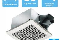 Delta Breez Signature Series 80 Cfm Humidity Sensing Ceiling Bathroom Exhaust Fan Energy Star for size 1000 X 1000