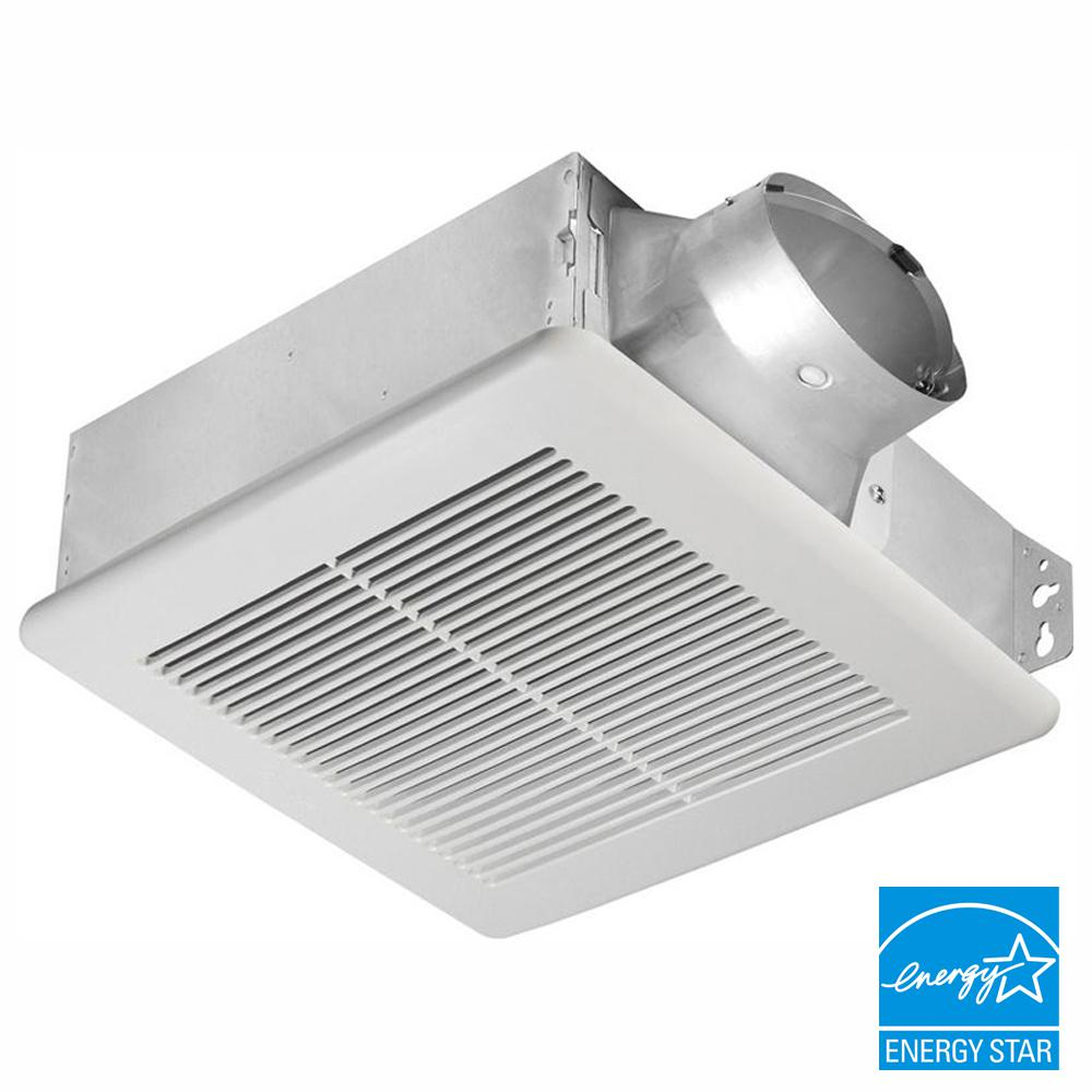 Delta Breez Slim Series 100 Cfm Ceiling Or Wall Bathroom Exhaust Fan Energy Star with size 1000 X 1000