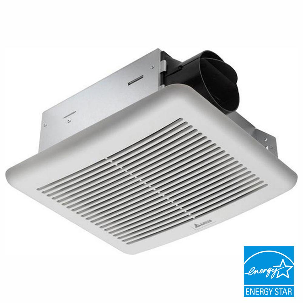 Delta Breez Slim Series 50 Cfm Wall Or Ceiling Bathroom Exhaust Fan Energy Star intended for size 1000 X 1000