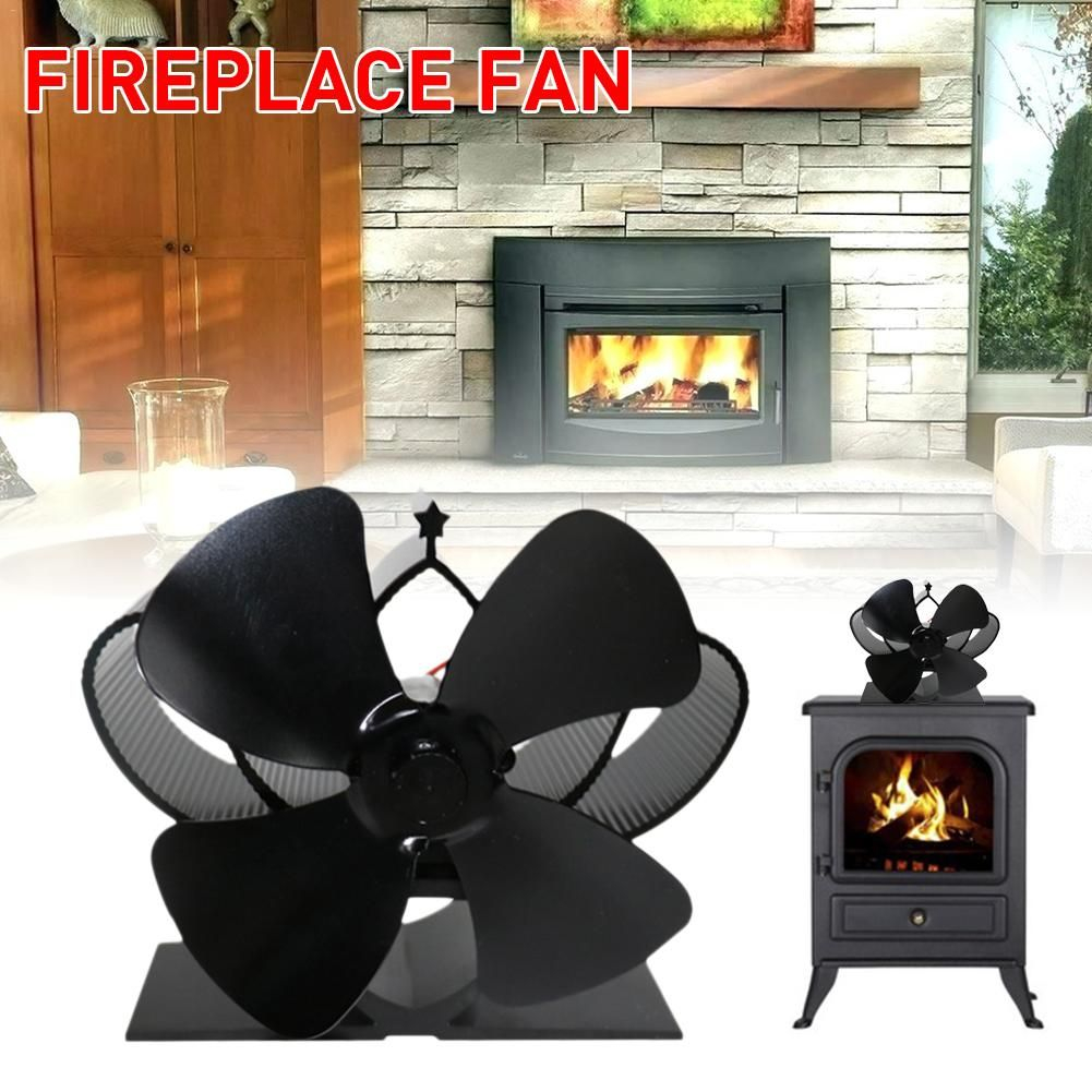 Designed 5 Blades Heat Powered Stove Fan For Wood Log Burner inside dimensions 1001 X 1001