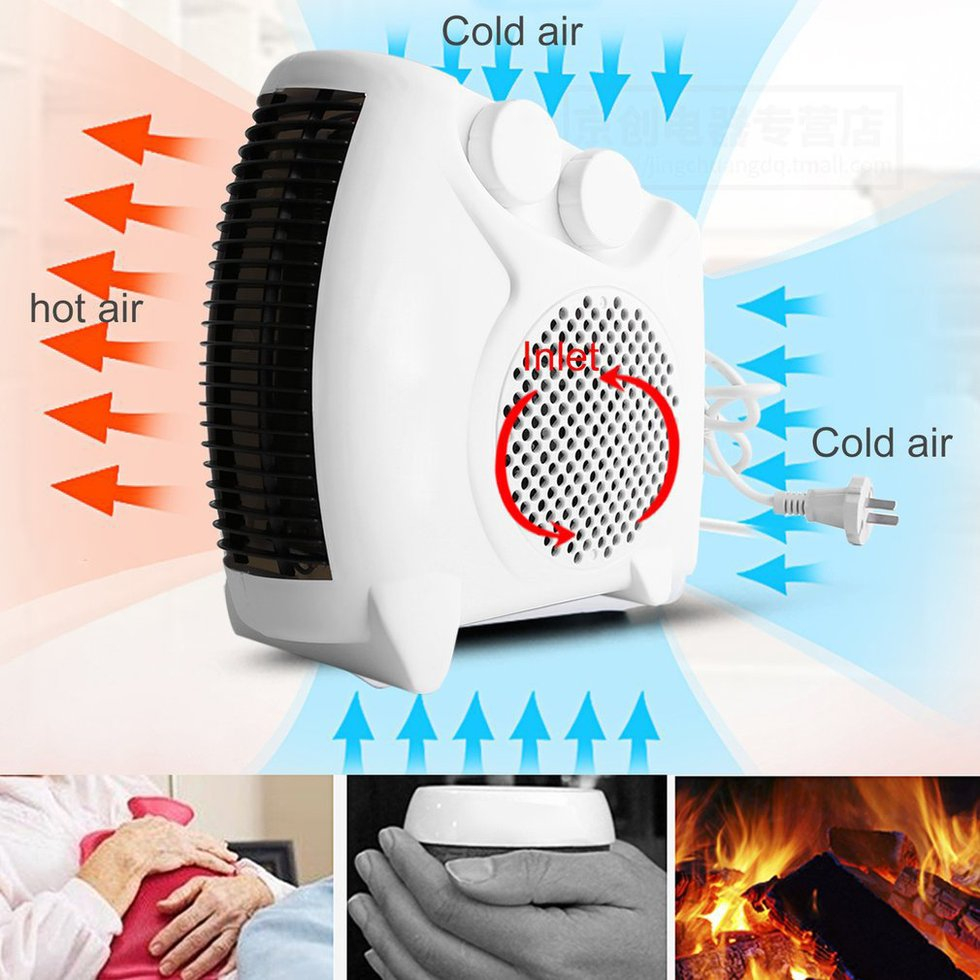 Details About 200w 500w Portable Room Floor Upright Or Flat Electric Fan Heater Hot Cold Az with regard to measurements 980 X 980