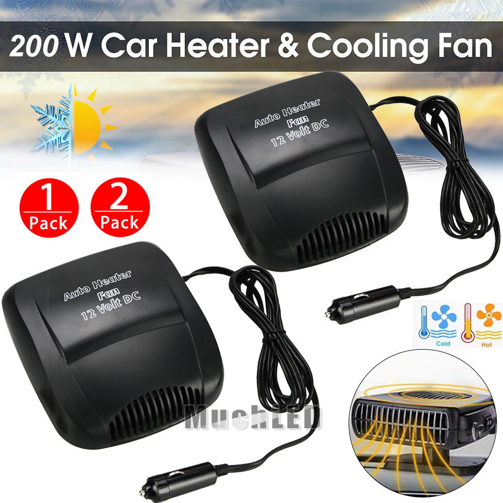 Details About 2x 200w Dc12v 2 In 1 Car Ceramic Heating Cooling Heater Fan Defroster Demister within sizing 1000 X 1000