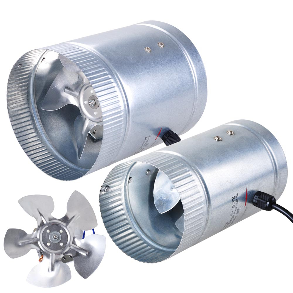 Details About 4 6 8 Inch Inline Duct Fan Exhaust Blower High Cfm Ventilation Cool Vent within sizing 1000 X 1000