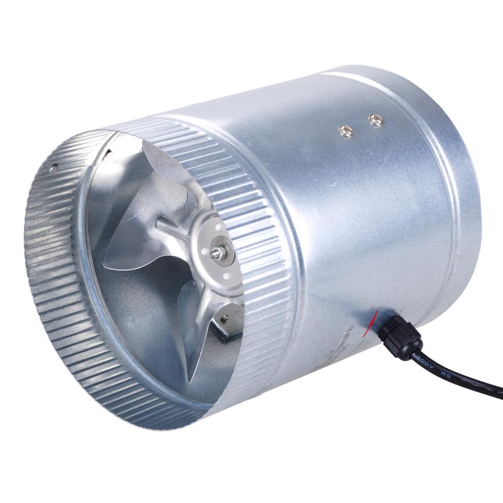 Details About 6 Inline Duct Fan 260cfm Booster Exhaust Blower Aluminum Blade Air Cooling Vent in dimensions 1000 X 1000