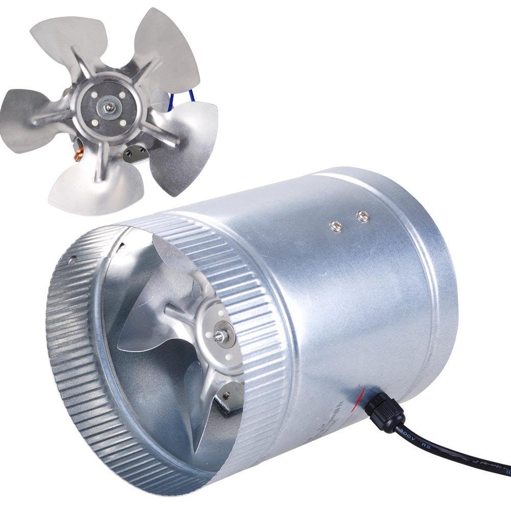 Details About 6 Inline Duct Fan 260cfm Booster Exhaust Blower Aluminum Blade Air Cooling Vent intended for proportions 1000 X 1000