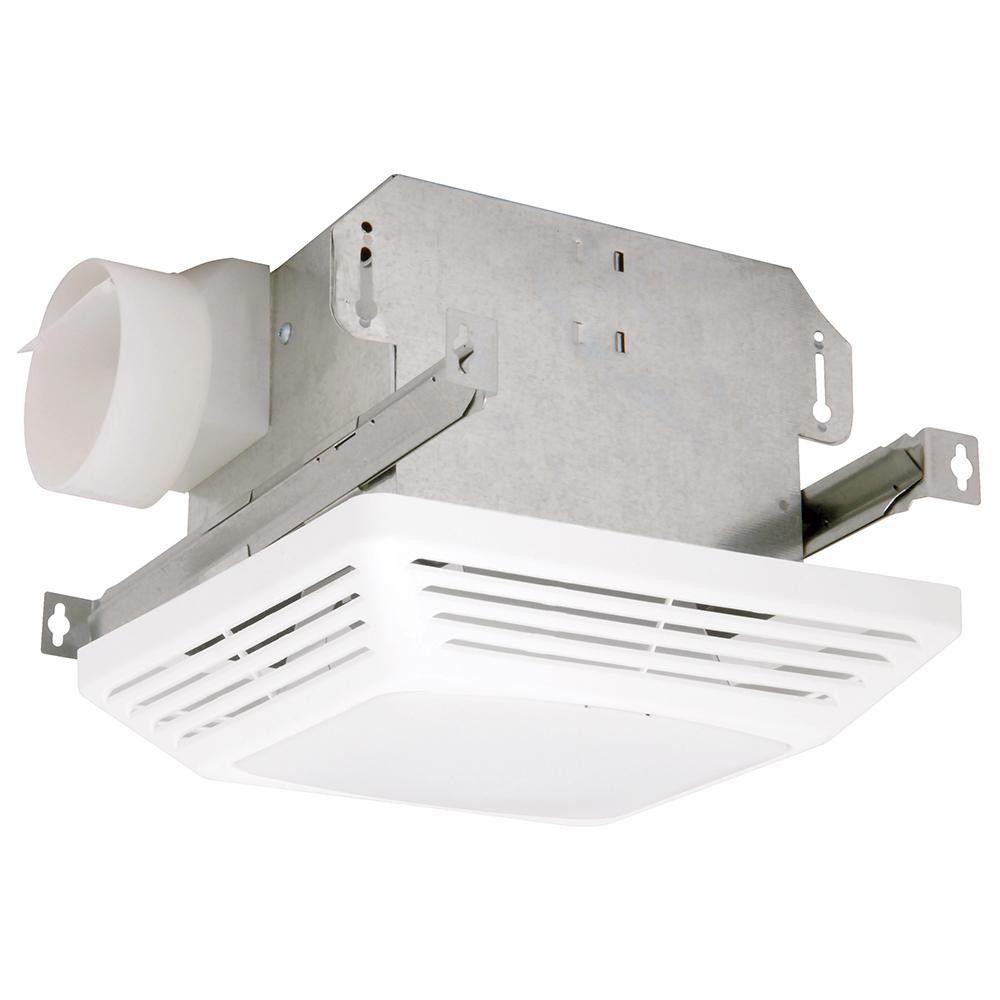 Details About 70 Cfm Ceiling Exhaust Bathroom Fan Bath Ventilation Light Wall Mount Finish New for size 1000 X 1000