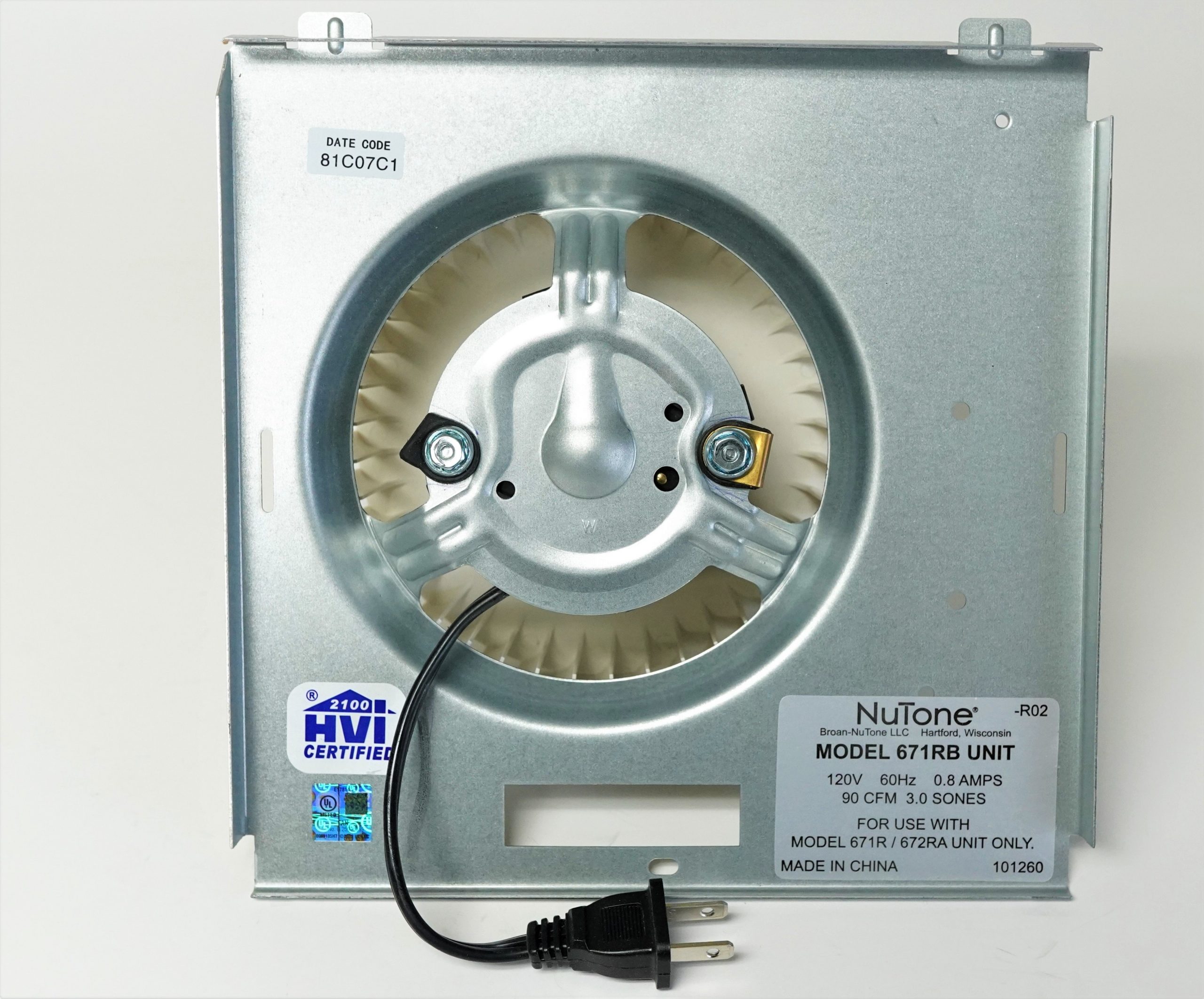 Details About Broan Nutone S97017708 Bath Fan Vent Motor Asm For 671rb 100600 71731998 pertaining to size 3840 X 3187