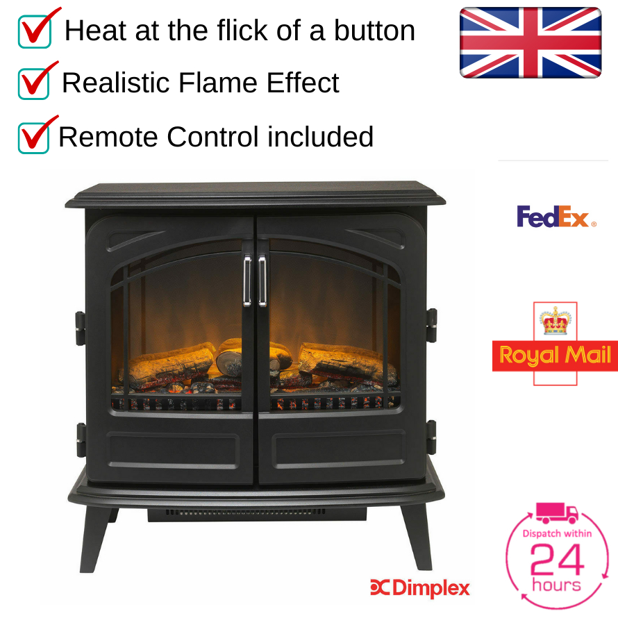 Details About Dimplex Somborne Optiflame Electric Stove 2kw Black Fire Heater Flame Effect intended for sizing 890 X 890