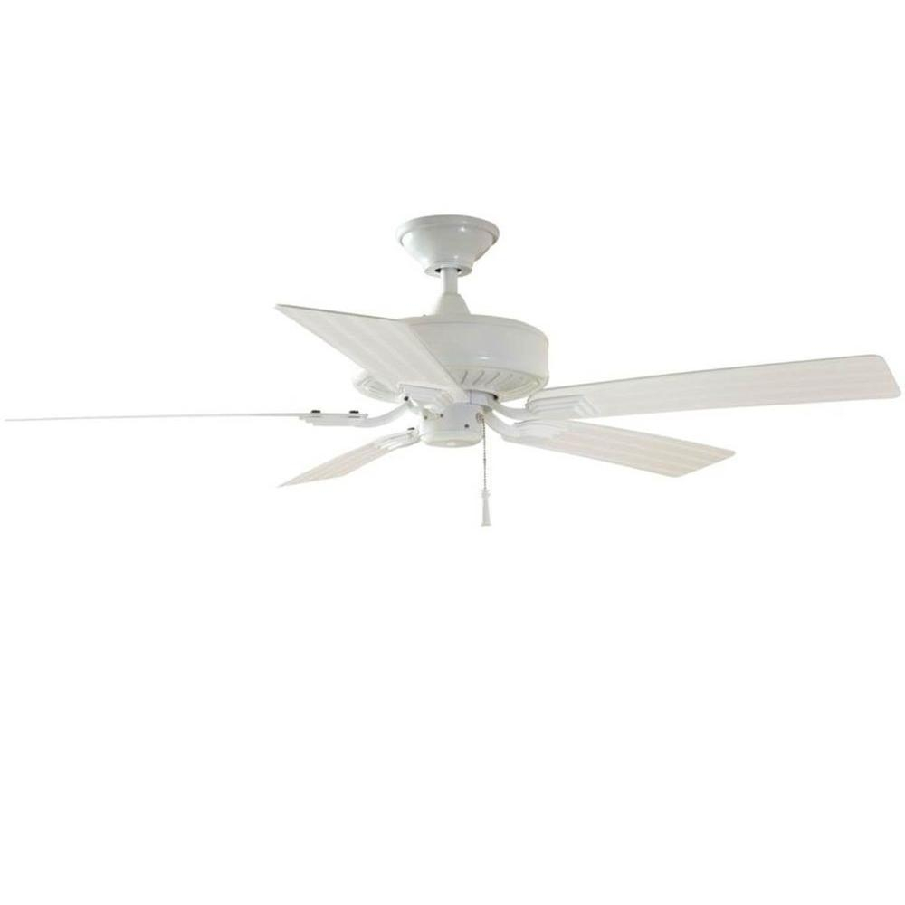Details About Hampton Bay Ceiling Fan 52 Inch Indoor Outdoor Large Room White Reversible Blade pertaining to sizing 1000 X 1000