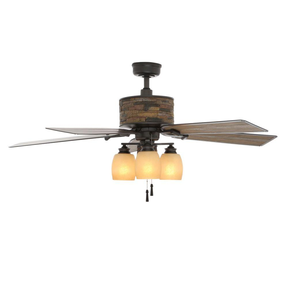 Details About Indoor Outdoor Ceiling Fan 52 In Wet Rated Porch Patio 5 Blade 3 Speed Light Kit for size 1000 X 1000