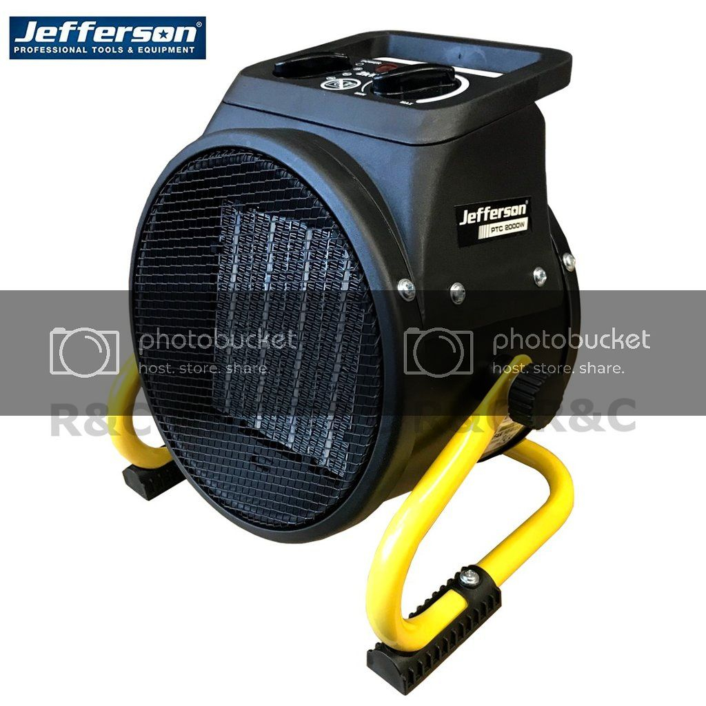 Details About Industrial Electric Fan Heater Ptc 2000w Compact Lightweight Heater Jefferson intended for dimensions 1024 X 1024