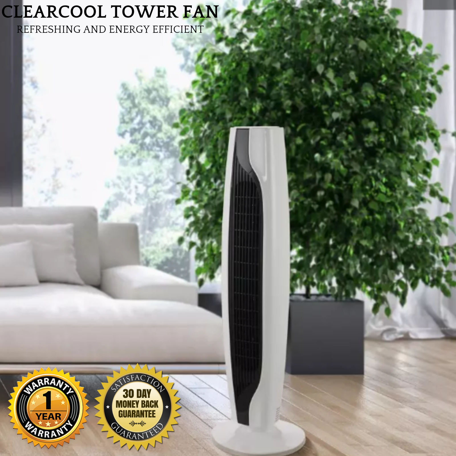 Details About Kogan Clear Cool Tower Fan New Portable Oscillating Touch Fan Wremote Control inside measurements 1600 X 1600