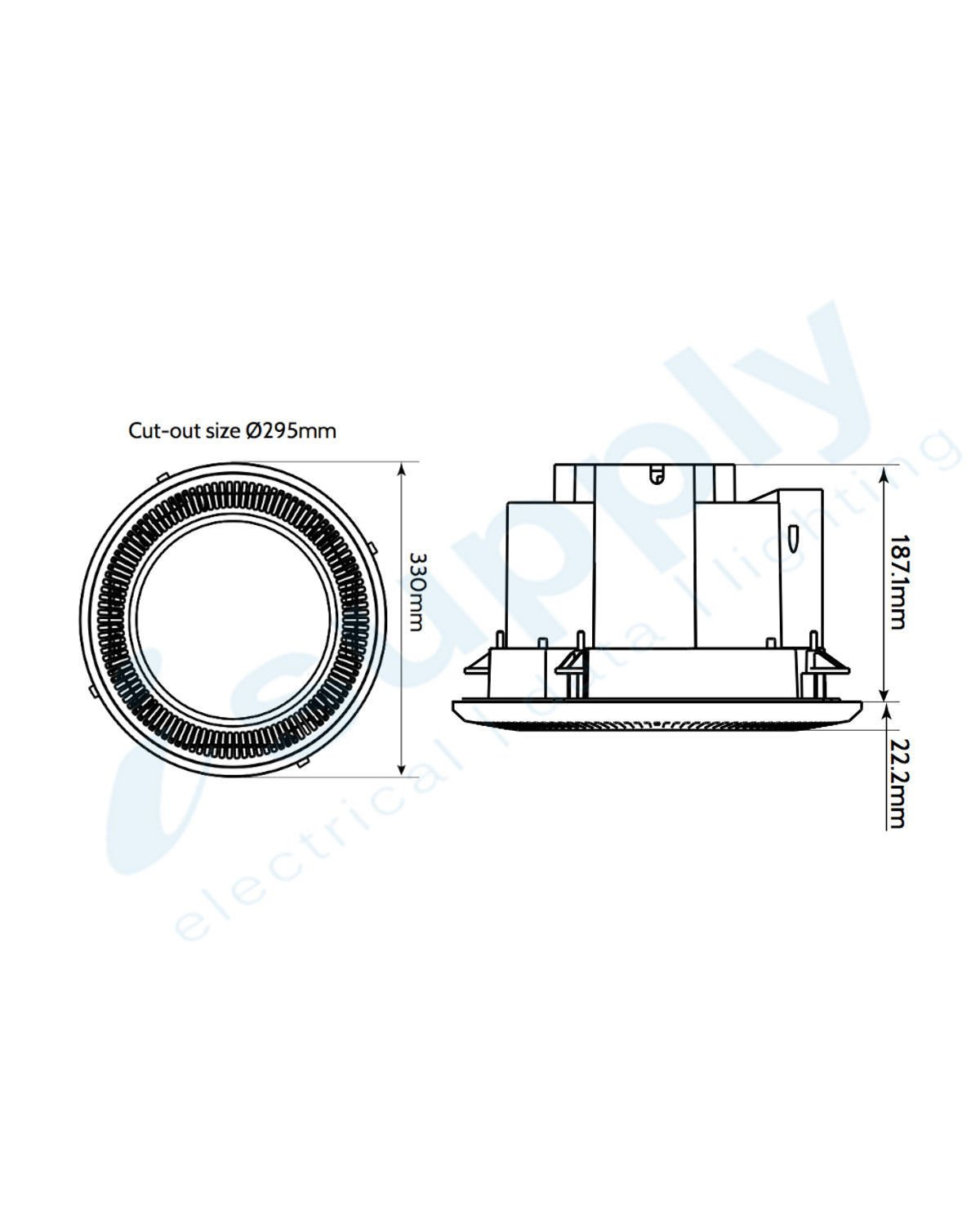 Details About Mercator Ultraline Led High Extraction Bathroom Exhaust Fan W12w Be150espwh for size 1200 X 1500