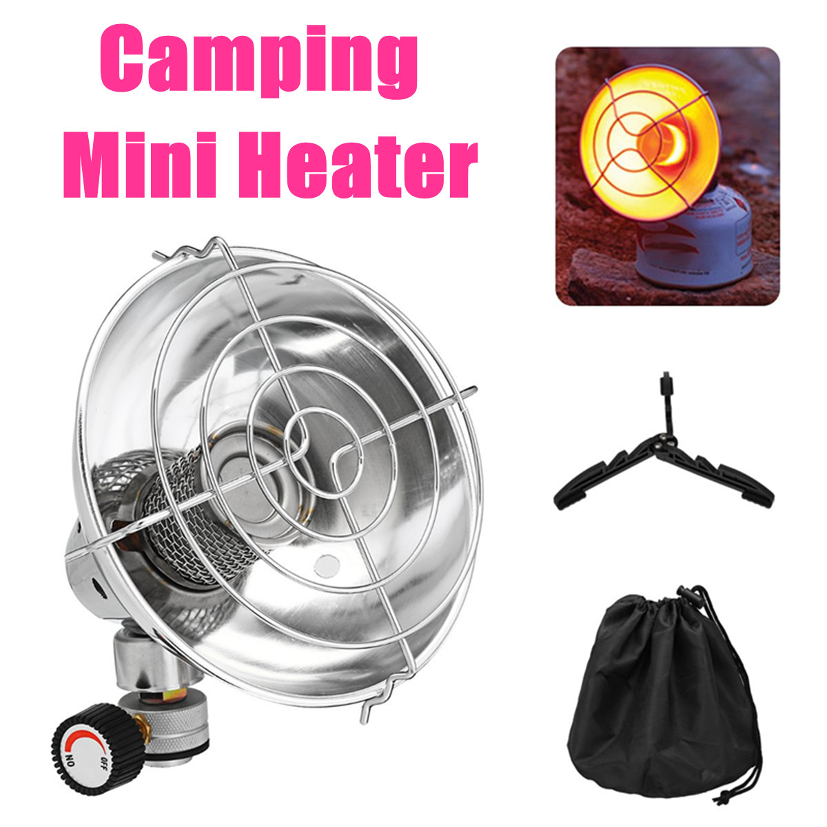 Details About Outdoor Portable Mini Heater Warmer Gas Heating Stove Camping Hiking Accessories throughout size 1200 X 1200