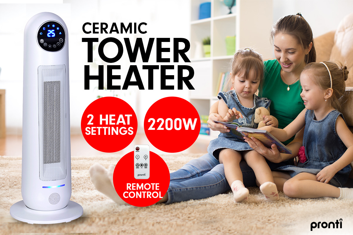 Details About Pronti Electric Heater Remote Control Pronti Fan Ceramic Tower Portable within sizing 1200 X 800