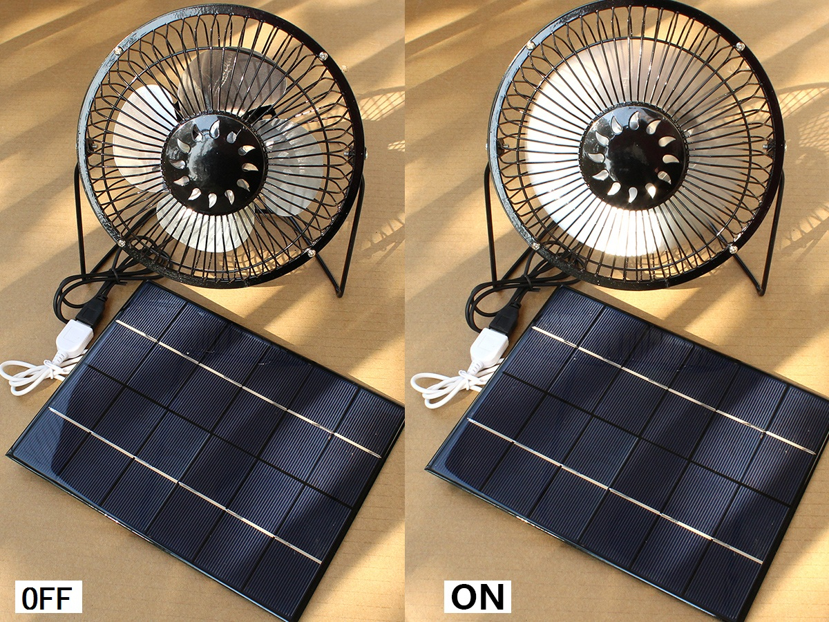 Details About Solar Panel Powered 6 Fan Mni Ventilator Camping Rv Greenhouse Dog House Air inside measurements 1200 X 900