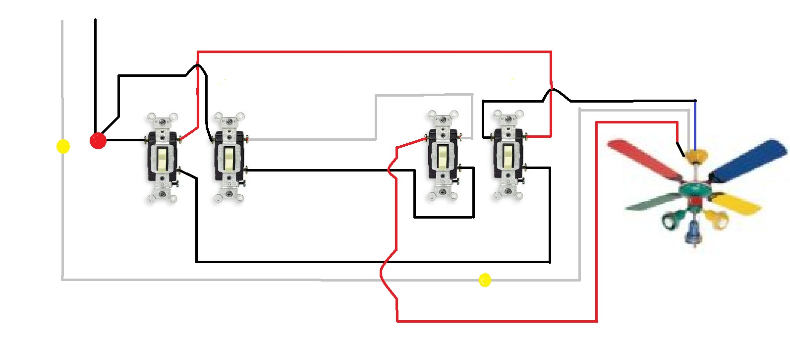 Diagram Floor Standing Light For 3 Way Switch Wiring with regard to dimensions 1594 X 696
