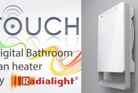 Digital Bathroom Fan Heater Touch Ermete Giudici Spa for proportions 1280 X 720